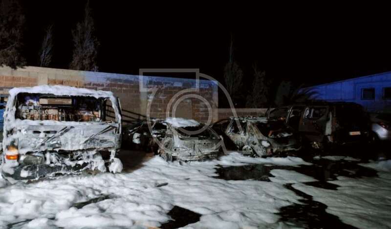 Imagen de los vehículos afectados/TA.